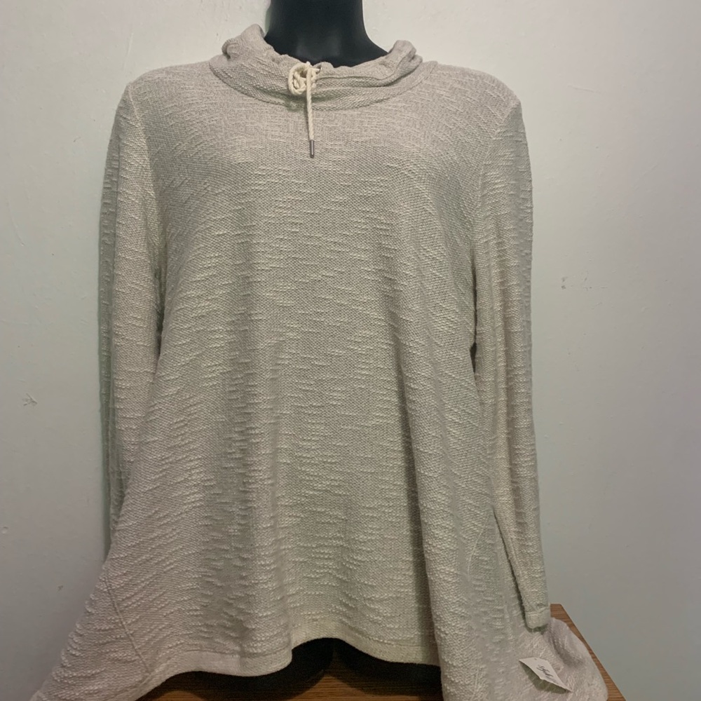 Style & Co Cowl Neck Top with nubby texture Size 3X NEW